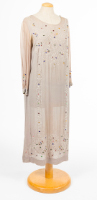Grey Crepe Beaded Dress, Smallman & Ingram
