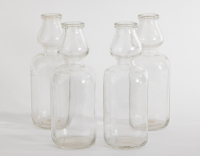 Cream Top Glass Milk Bottles