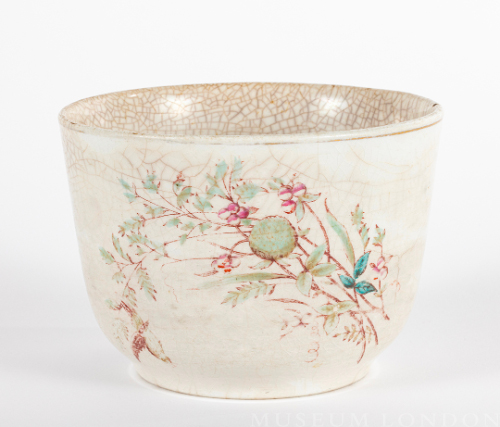 Ironstone Bowl with Crackle Finish, Reid's Crystal Hall