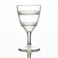 Glass Goblet (Nova Scotia Ribbed Band)