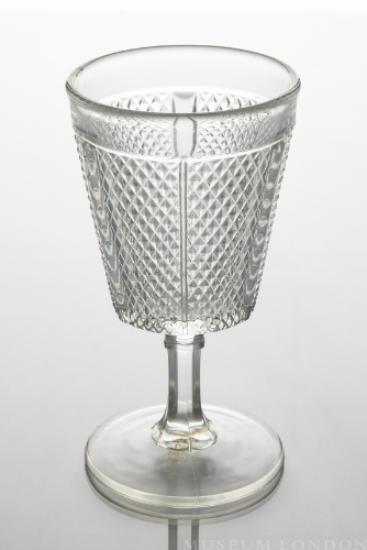 Glass Goblet (Paneled Diamond Point)