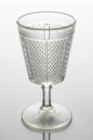 Glass Goblet (Paneled Diamond Point)