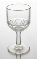 Glass Goblet (Stippled Scroll)