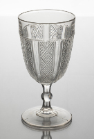 Glass Goblet (Paneled Diamonds)