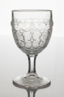 Glass Goblet (Double Leaf and Dart)