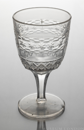 Glass Goblet (Chain and Star Band)