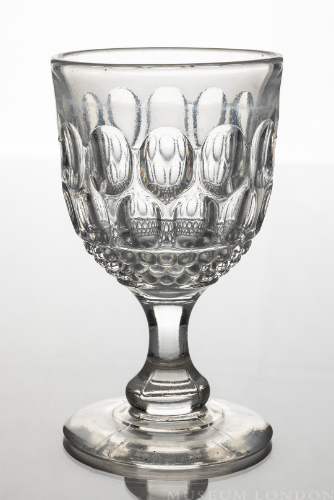 Glass Goblet (Thumbprint Hobnail)