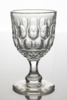 Glass Goblet (Thumbprint Hobnail)