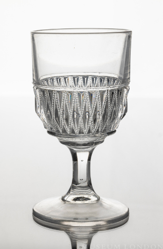 Glass Goblet (Beaded Dart Band)