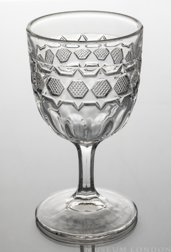Glass Goblet (Diamond Band)