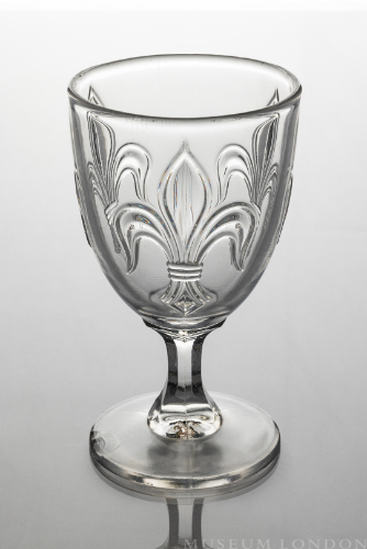 Glass Goblet (Fleur-de-lis)