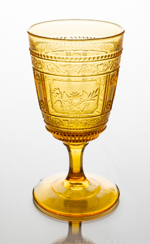 Amber Glass Goblet (Willow Oak)