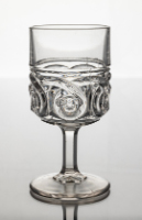 Glass Goblet (Interlocking Crescents)