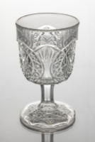 Wine Glass (Beaded Oval and Fan No.2)
