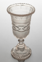 Glass Celery Vase (Chain and Shield)
