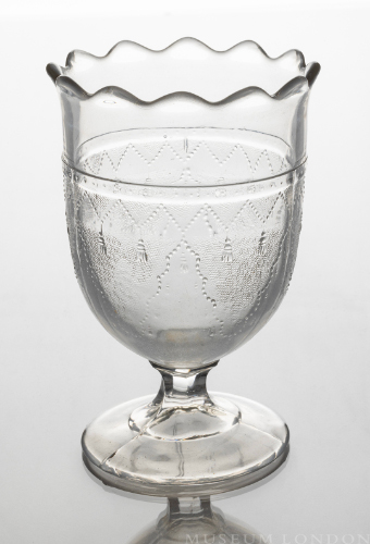 Clear Drinking Glass (Drapery / Lace)