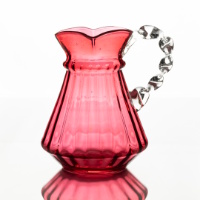 Cranberry Glass Pitcher