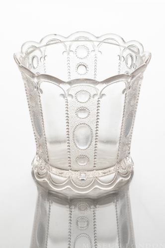 Glass Sugar Bowl (Jewel and Dewdrop)