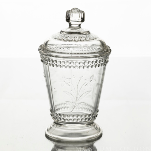 Glass Sugar Bowl (Nova Scotia Starflower)