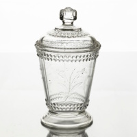 Glass Sugar Bowl (Nova Scotia Starflower)