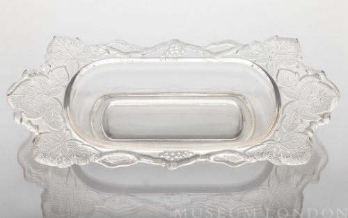 Glass Relish Dish (Grape Variant)