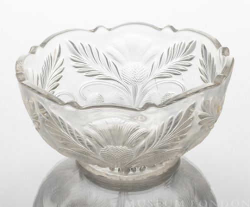 Glass Serving Bowl (Late Thistle)