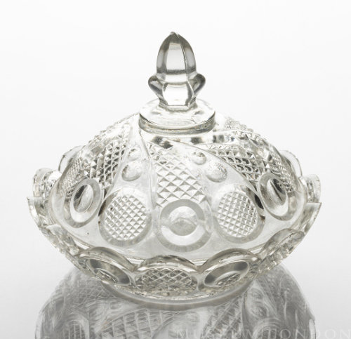 Glass Butter Dish (Horn of Plenty)