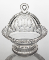 Glass Butter Dish (Zipper / Cobb)
