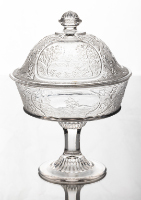 High Pedestal Glass Compote (Canadian)