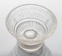 Footed Glass Nappy (Good Luck / Horseshoe)