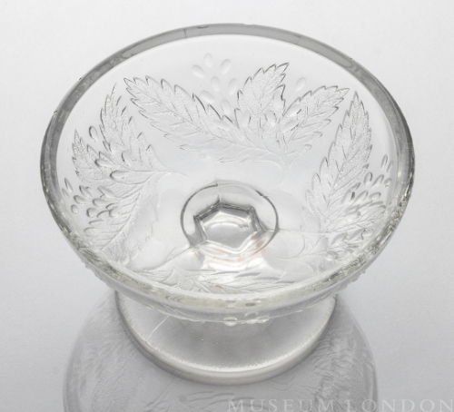 Footed Glass Nappy