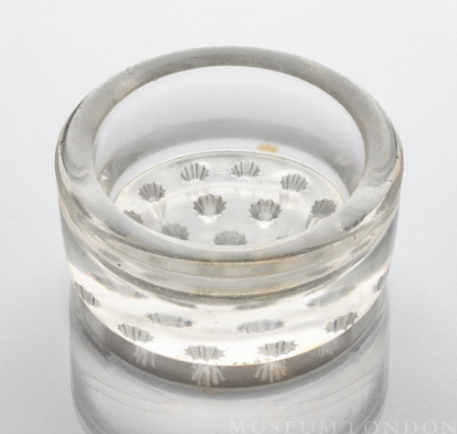 Glass Saltcellar (Star Rosetted)