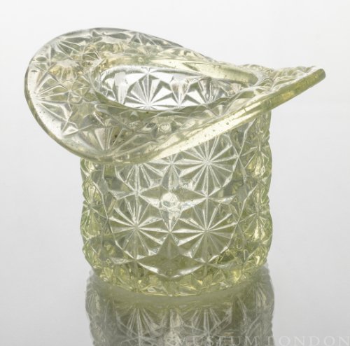 Glass Toothpick Holder (Daisy and Star)