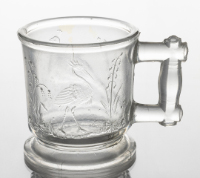 Glass Punch Mug (Birds and Plants)