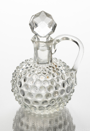 Glass Cruet (Hobnail)