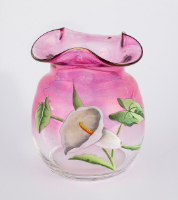 Pink Painted Vase