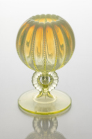 Light Yellow Glass Vase
