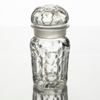 Glass Cosmetic Jar (Persian Spear)