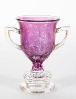 Miniature Pressed Glass Trophy
