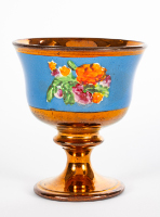 Copper-Glazed Lustreware Compote