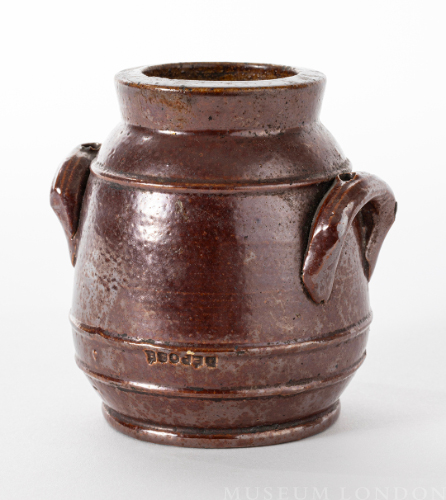 Brown Stoneware Crock