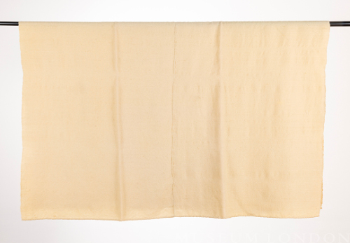 Cream-Coloured, Wool Blanket