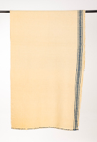Handspun, Unbleached Wool Blanket