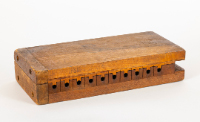 Two-Piece, Wooden Cigar Mold