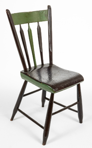 Black and Green Coombs Chair