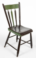 Black and Green Coombs Chair