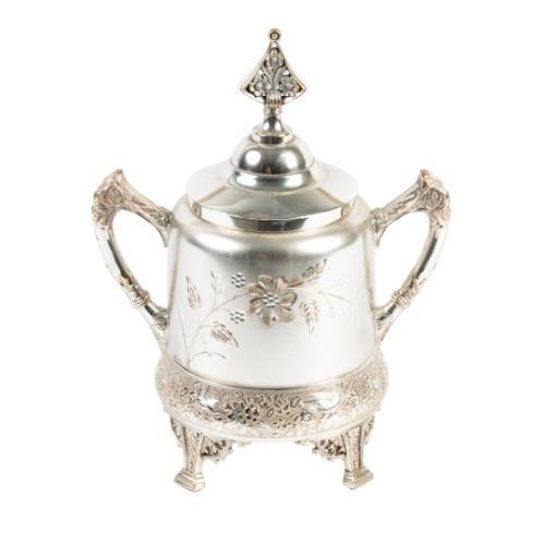 Silver Sugar Bowl and Lid