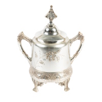 Silver Sugar Bowl and Lid