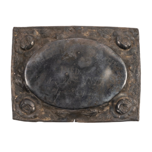Coffin Plate, "Elizabeth Fitzgerald"