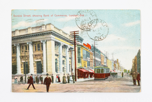 Dundas Street, Showing Bank of Commerce